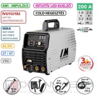 MASTRO TIG-200 AC/DC LED hegesztő inverter