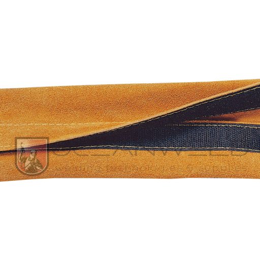 PYTHONrap™ kábelvédő, világosbarna, hasított tehénbőr, 10 méteres hosszúság és 50 mm-es átmérő, tépőzáras megoldás