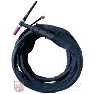   PYTHONrap™ kábelvédő, fekete, teljes, hasított marhabőr, 1 méteres hosszúság és 22 mm-es átmérő, cipzáras modell