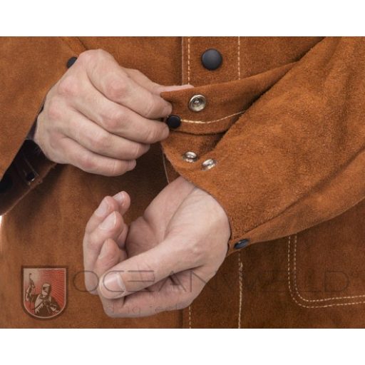 Hegesztőkabát hasított tehén Weldas 44-7300-10 XXXXL/P96cm hosszú