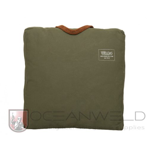 Hegesztőpárna, szövetvászon. Méret: 50 x 50 x 8 cm.