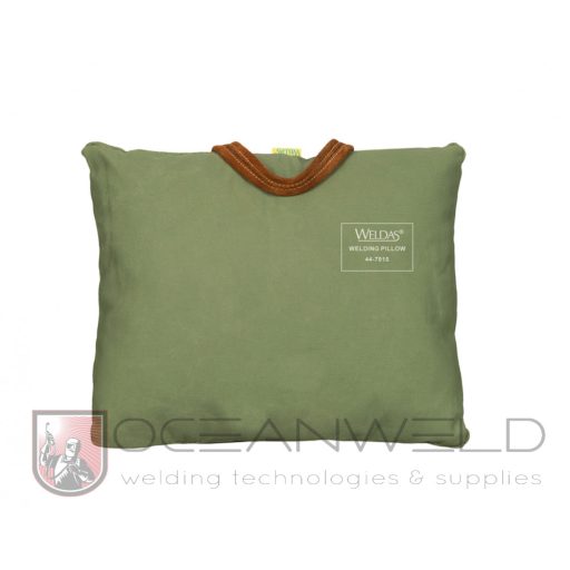 Hegesztőpárna, szövetvászon. Méret: 39 x 33 x 3 cm.