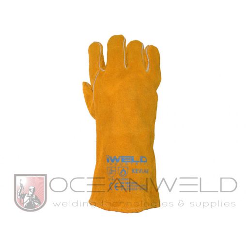 Iweld Hegesztő védőkesztyű, bélelt, KEVLAR 14" (WEGK-1410-YL)