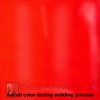 A piros csatlakoztatható hegesztő ekrán LAVAshield® piros 137 x 180 cm. (beleértve 9 karika Ø 50 mm.)