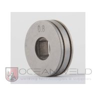   Huzaltoló görgő 0.8-0.9mm recézett, porbeles MICROFLUX-hoz 25x7,25x7,2