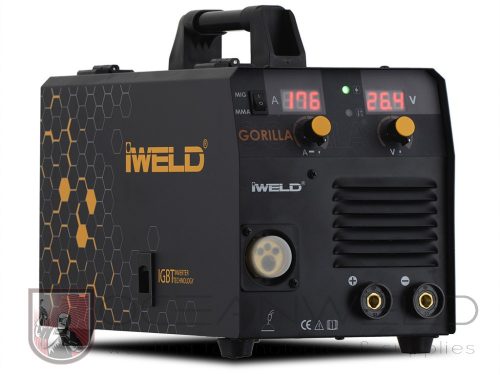 IWELD GORILLA POCKETMIG 175 ALUFLUX Hegesztő inverter 80POCMIG175