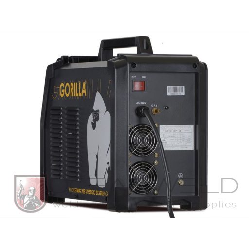 IWELD GORILLA POCKETMIG 205 SYNERGIC SILVER BACK hegesztő inverter