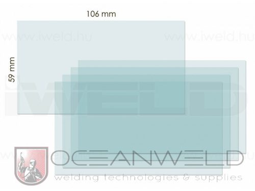 IWELD FANTOM 4 belső védőplexi 105x59mm