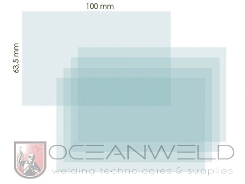 IWELD FANTOM 4.6 belső védőplexi 100x63,5mm (XL)