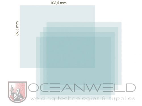 IWELD PANTHER DIGITAL 5.1 belső védőplexi 106,5x89,5mm FLOW