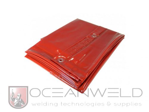 Hegesztő védőfüggöny (piros) 465mmx0,4mm L=1800mm 5db/csomag