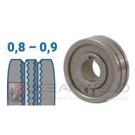  30x10x10 mm Recézett profilú huzalelőtoló görgő: 0,8-0,9 (MIG/MMA 200 D; MIG/MMA 200 LCD)