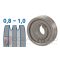 30x10x10 mm U profilú huzalelőtoló görgő: 0,8-1,0 (MIG/MMA 200 D; MIG/MMA 200 LCD)