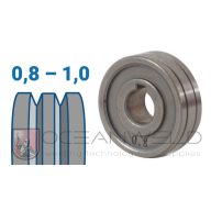   30x10x10 mm V profilú huzalelőtoló görgő: 0,8-1,0 (MIG/MMA 200 D; MIG/MMA 200 LCD)