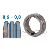   30x22x10 mm V profilú huzalelőtoló görgő: 0,6-0,8 (ZEUS 200 DP; ZEUS 300 DP)