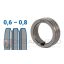 30x22x10 mm V profilú huzalelőtoló görgő: 0,6-0,8 (ZEUS 200 DP; ZEUS 300 DP)