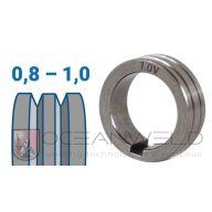   30x22x10 mm V profilú huzalelőtoló görgő: 0,8-1,0 (ZEUS 200 DP; ZEUS 300 DP)