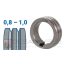 30x22x10 mm V profilú huzalelőtoló görgő: 0,8-1,0 (ZEUS 200 DP; ZEUS 300 DP)