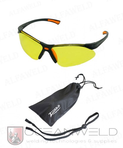 Védőszemüveg Z-TOOLS 3r. sárga ZTP7599S