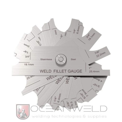 WV-28 sarokvarrat ellenőrző idomszer 7 lemezes készlet 3.2-25.4mm (1/8-1")