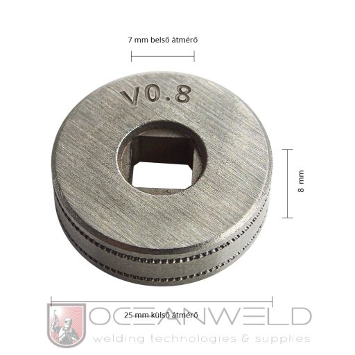 Görgő HOBBY MIG-MMA-TIG 140A hegesztőgéphez "V" profil 0,6-0,8mm