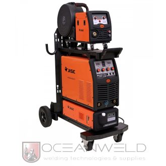  Jasic MIG 500 (N221) inverteres hegesztőgép+külső toló, hegesztőkocsi