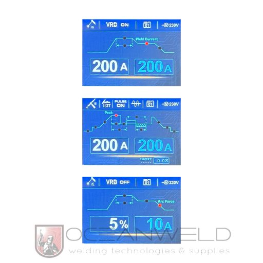 ALFAWELD EASY TIG 200 AC/DC-P LCD inverteres hegesztőgép