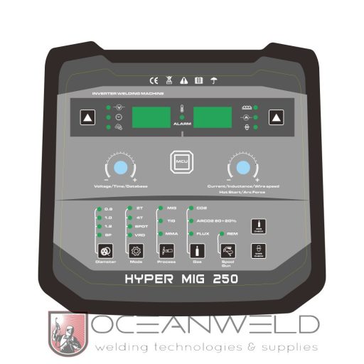ALFAWELD HYPER MIG 250A/400V Synergic inverteres hegesztőgép