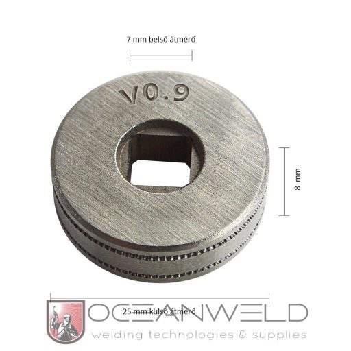 Görgő HOBBY MIG-MMA-TIG 140A hegesztőgéphez "V" profil 0,8-0,9mm