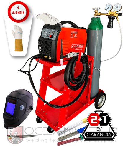 ALFAWELD EASY TIG 200P AC/DC Digitális inverteres hegesztőcsomag