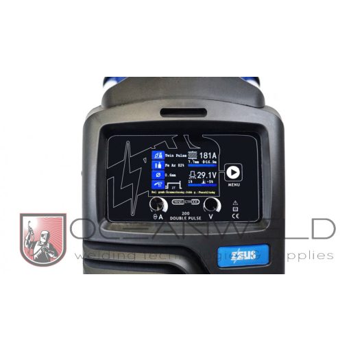 Panelectrode - ZEUS 200 Double Pulse inverteres hegesztőgép + Binzel ABIMIG MB24KD 3M Hegesztőpisztoly