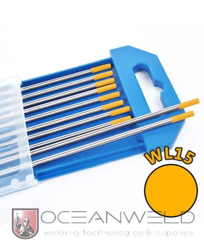 Wolfram elektróda WL15 arany - Ø 2.4 x 175 mm
